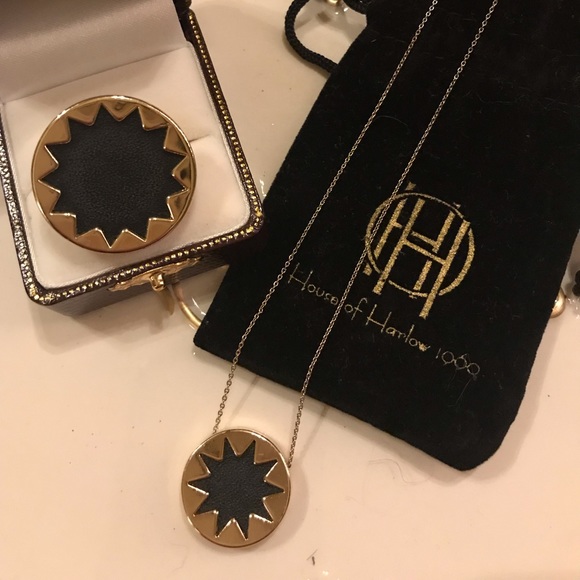 House of Harlow 1960 Jewelry - House of Harlow necklace and ring set.